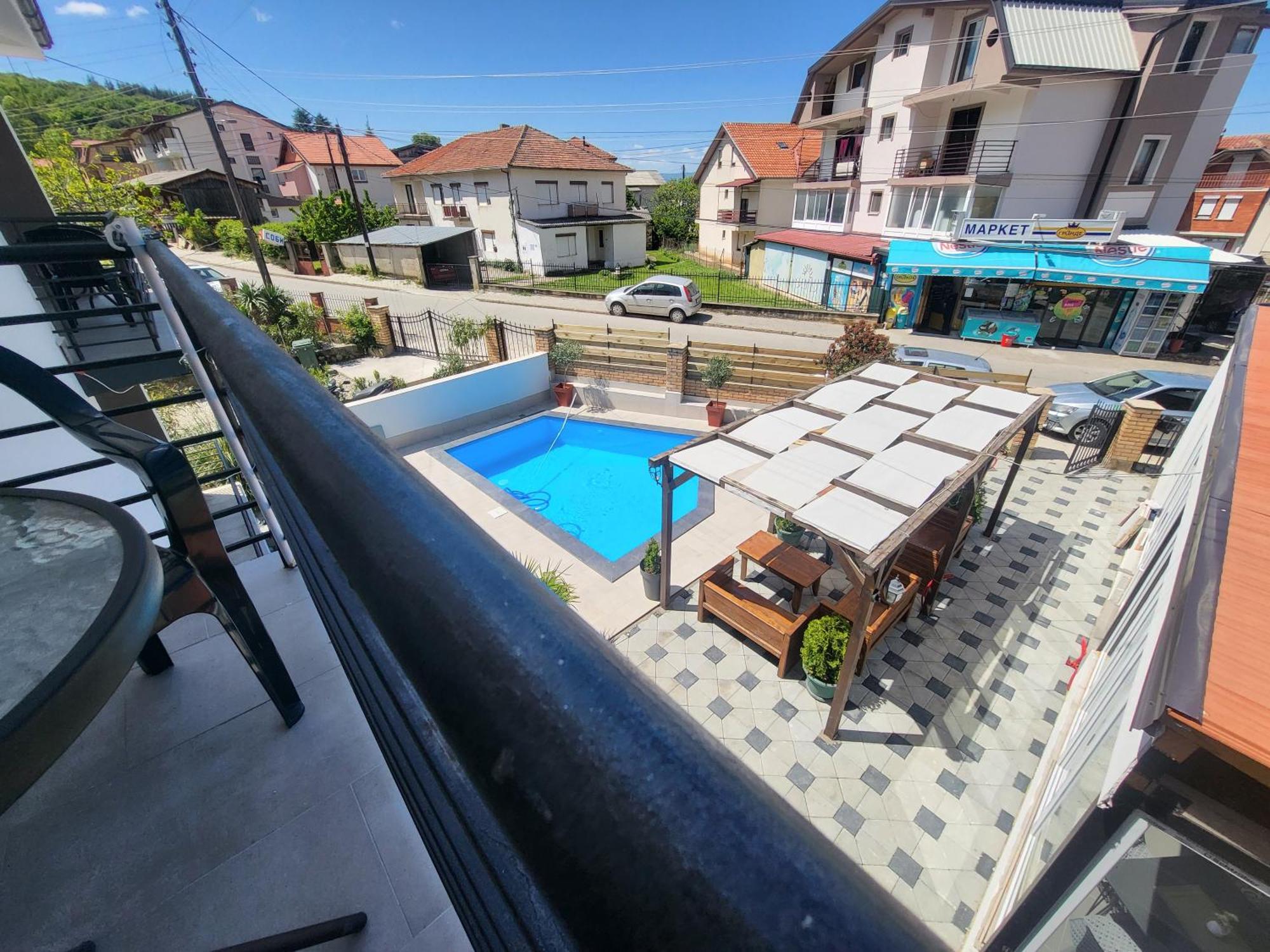 Villa Pegasus Pestani Ohrid Bagian luar foto